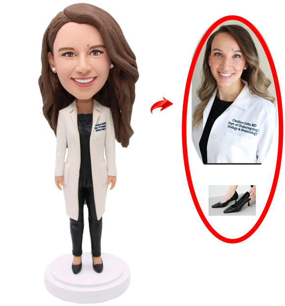 Custom Doctor Bobbleheads, Personalized Expert Bobbleheads, Customized Researcher Figurine