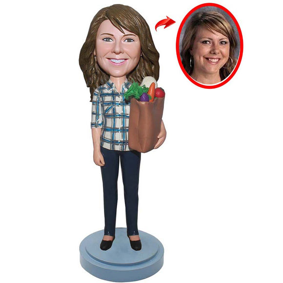 Custom Bobblehead Made That Looks Like My Daughter, Build Your Own Bobblehead - Abobblehead.com