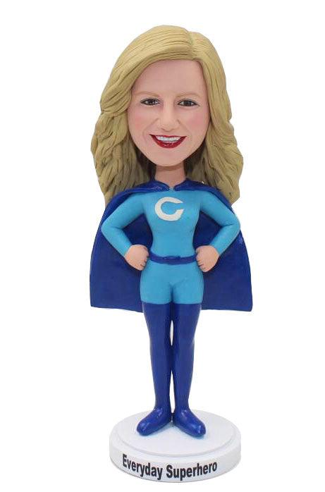 Buy Customized Superhero Bobblehead, Personalized Superwoman Action Figure - Abobblehead.com