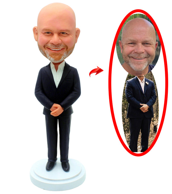 Personalized Gifts For Your Boss Male, Custom Man Bobbleheads Boss's Day Ideas