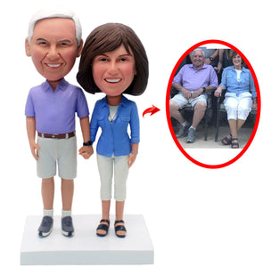 Custom Bobbleheads Anniversary Gifts Ideas For Parents