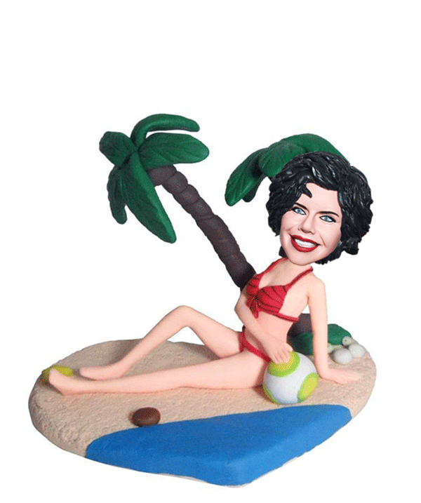 Custom Female Bikini Bobblehead Of Myself, Custom Female Bobbleheads