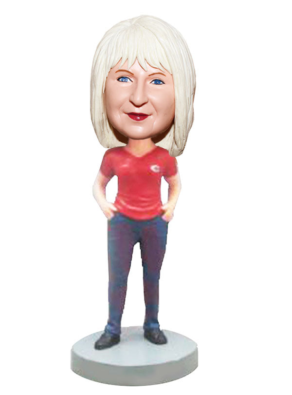 Customized Bobblehead Women, Make Your Own Bobble Head Cheap