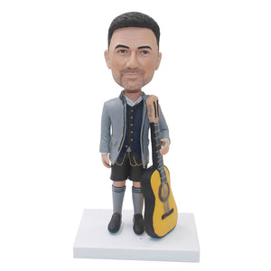 Custom Bobbleheads Best Gifts For Musicians And Singers With Guitar - Abobblehead.com