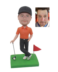 Custom Golf Bobblehead That Look Like You, Personalized Golf Gifts For Men - Abobblehead.com