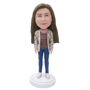 Create Your Own Bobblehead That Look Like You, Custom Women Figure Sculptures From Photos - Abobblehead.com