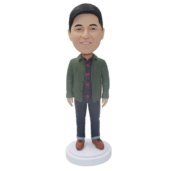 Make Your Own Bobblehead From Your Photos, Build Your Own Bobblehead Man - Abobblehead.com