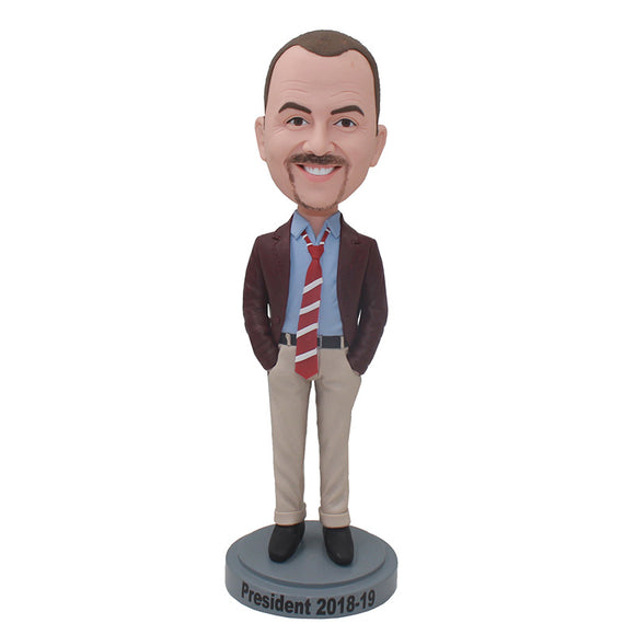 Personalized Bobbleheads Gifts For Your Boss Male, Christmas Gifts For Boss - Abobblehead.com