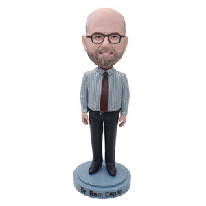 Custom Office Bobblehead Personalized Gifts For Boss From His Photos - Abobblehead.com