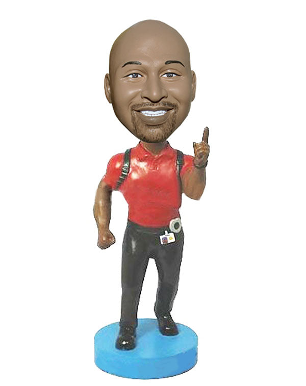 Custom Running Bobblehead, Personalized Runner Bobblehead Doll