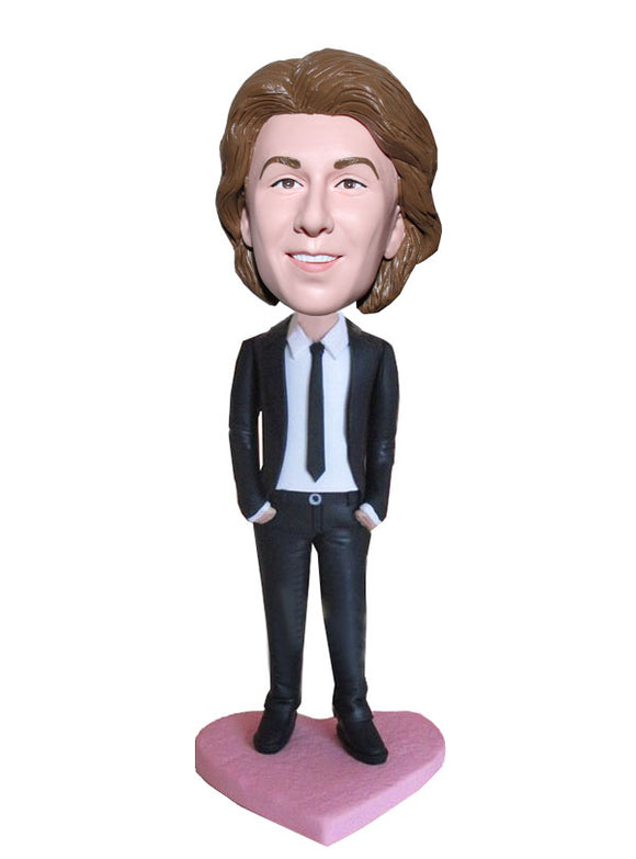 Custom Salesman Bobblehead, Personalized Bobblehead Gifts for Managers - Abobblehead.com