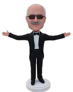 Customize Conductor Bobblehead, Personalized Music Conductor Nurcracker Figurine - Abobblehead.com