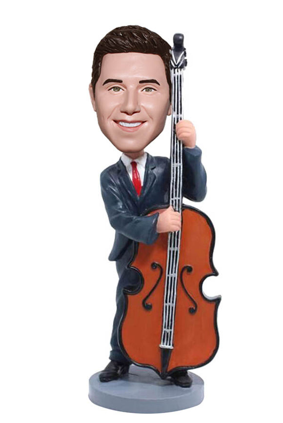 Personalized Cello Bobbleheads, Custom Cello Player Bobblehead - Abobblehead.com