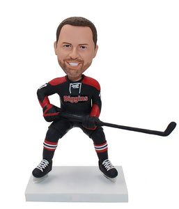 Make Your Own Hockey Bobble Head From Photo, Custom Ice Hockey Player Bobblehead - Abobblehead.com