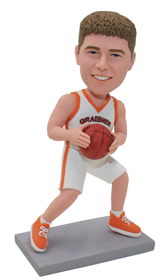 Personalized Basketball Player Bobblehead, Make Your Own Basketball Bobblehead - Abobblehead.com