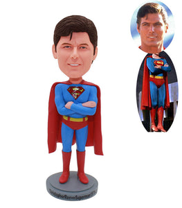 Cheap Custom Bobblehead Superman, Custom Bobbleheads Superhero - Abobblehead.com